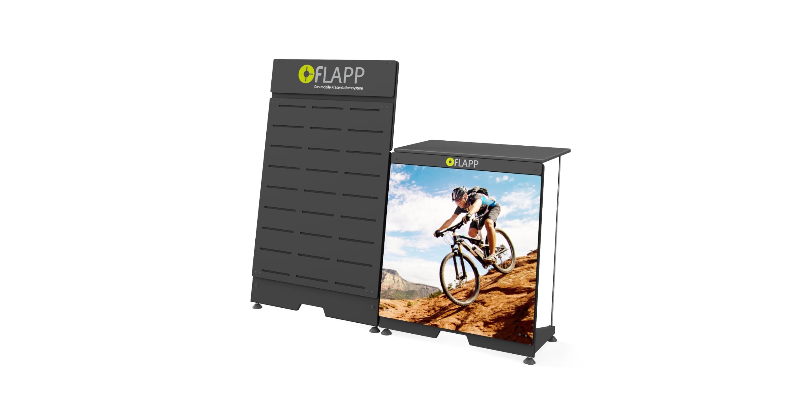 Due espositori in uno